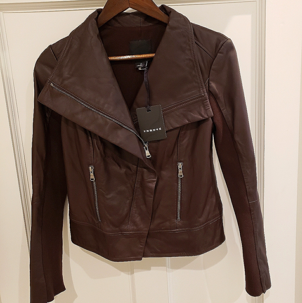 [NWT] Trouve 100% Leather Jacket
